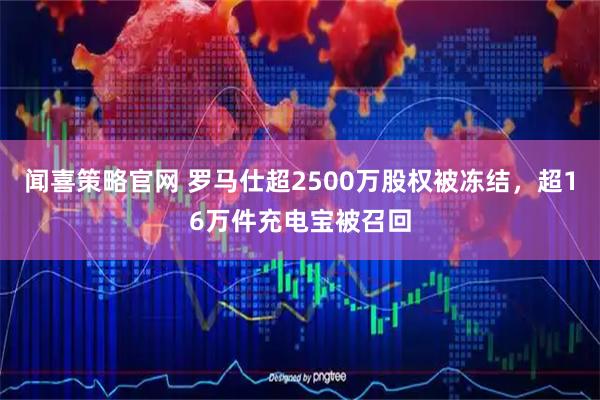 闻喜策略官网 罗马仕超2500万股权被冻结，超16万件充电宝被召回