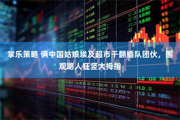 掌乐策略 俩中国姑娘埃及超市干翻插队团伙，围观路人狂竖大拇指